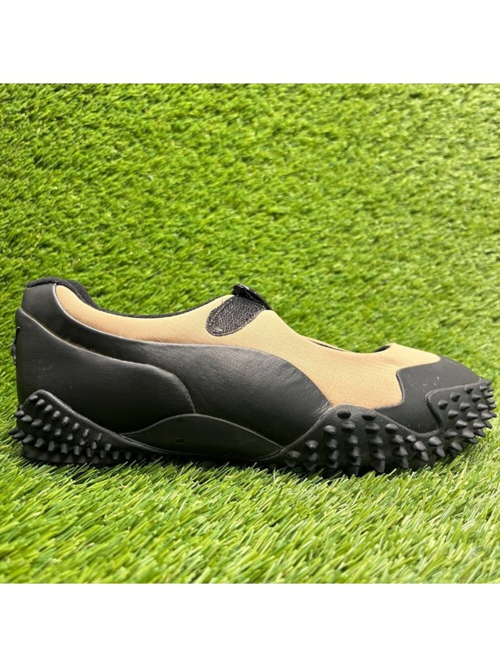 Puma Mostro Fey Gorp Womens Size 8 Black Beige Athletic Slip On Shoes Sneakers